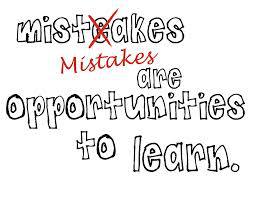 Mistakes Opp to Learn